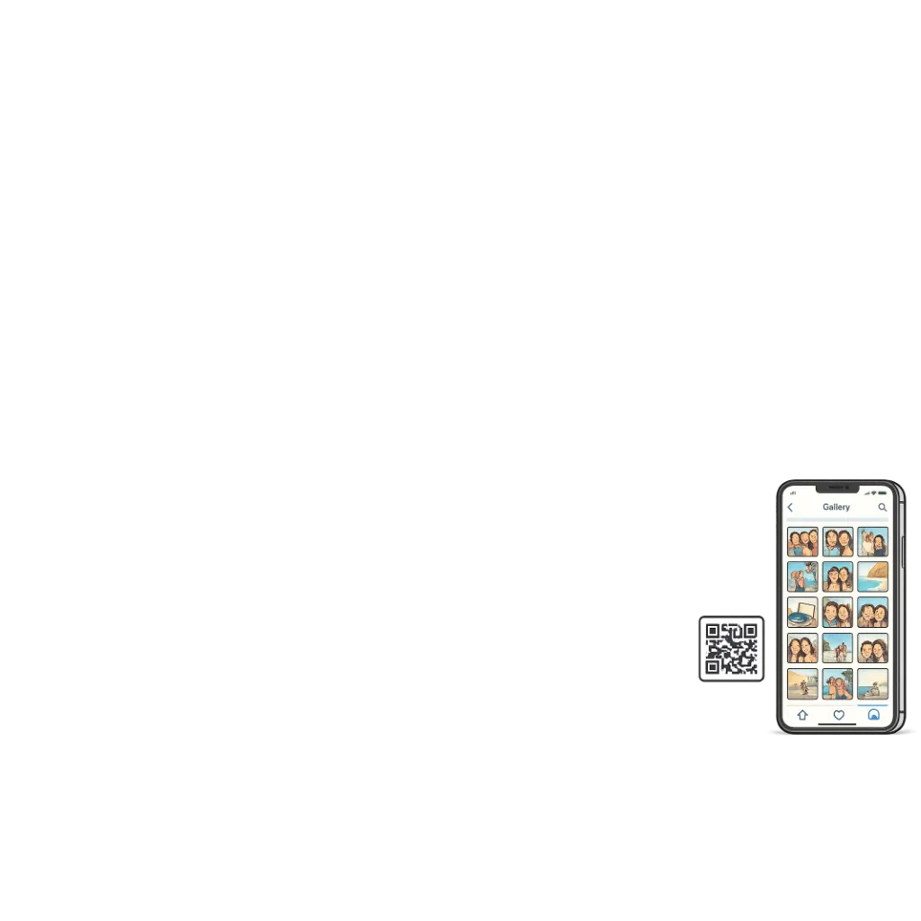 Fotobox mit Online-Galerie-Option