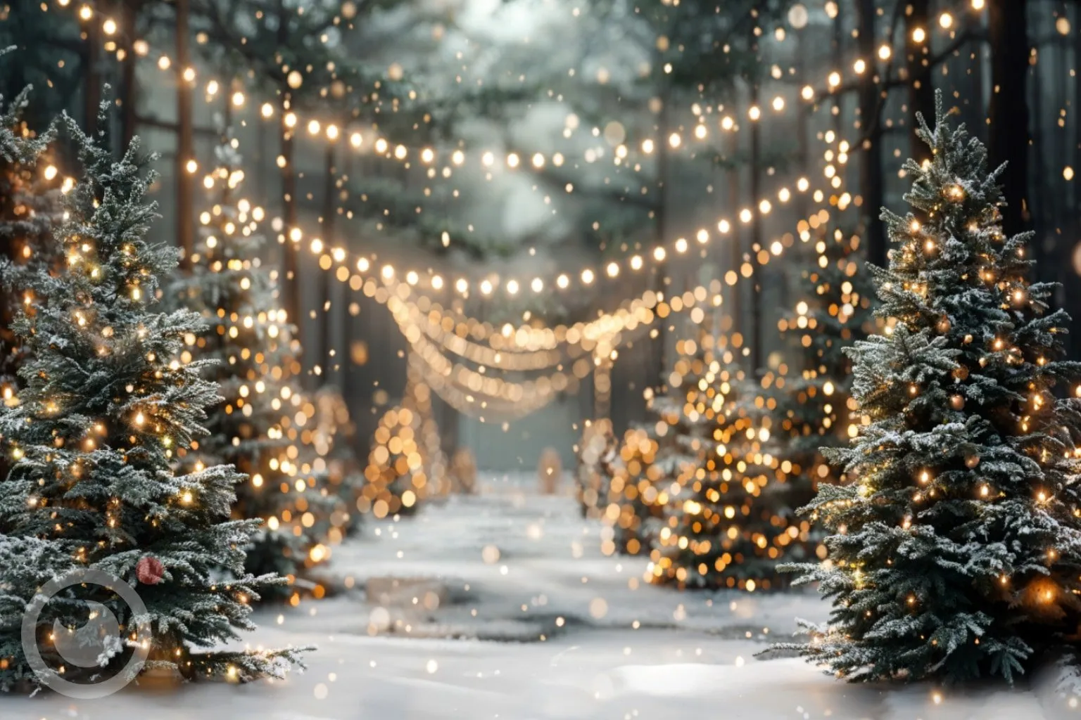 Winterzauber im Lichterwald