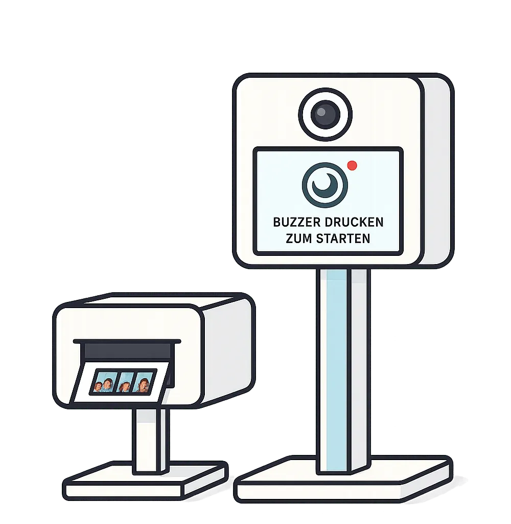 Fotobox mit Drucker